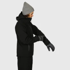 Brunotti Marsala_N Mens Softshelljacket 9 Brunotti Marsala_N Mens Softshelljacket -winter gloves shop Brunotti M Marsala Softshellsnowjacket Black 2022 3 1