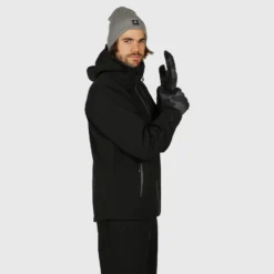 Brunotti Marsala_N Mens Softshelljacket 10 Brunotti Marsala_N Mens Softshelljacket -winter gloves shop Brunotti M Marsala Softshellsnowjacket Black 2022 4 1