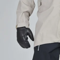Hestra Alpine Leather Primaloft Mitt -winter gloves shop Hestra Alpine Leather Primaloft Mitt 2023 100 Black 5