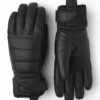 Hestra Alpine Leather Primaloft - 5 Finger -winter gloves shop Hestra Alpine Leather Primaloft 5 f 2023 100 Black 1