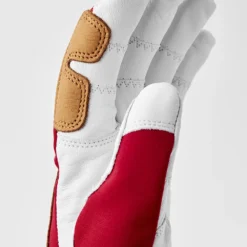 Hestra Ergo Grip Active Wool Terry - 5 Finger -winter gloves shop Hestra Ergo Grip Active Wool Terry 2023 560020 Red Offwhite 2