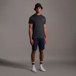 Lyle And Scott Sleeve Tape Stretch Tee 9 Lyle And Scott Sleeve Tape Stretch Tee -winter gloves shop Lyle M Sleeve Tape Stretch 2023 True Black 4