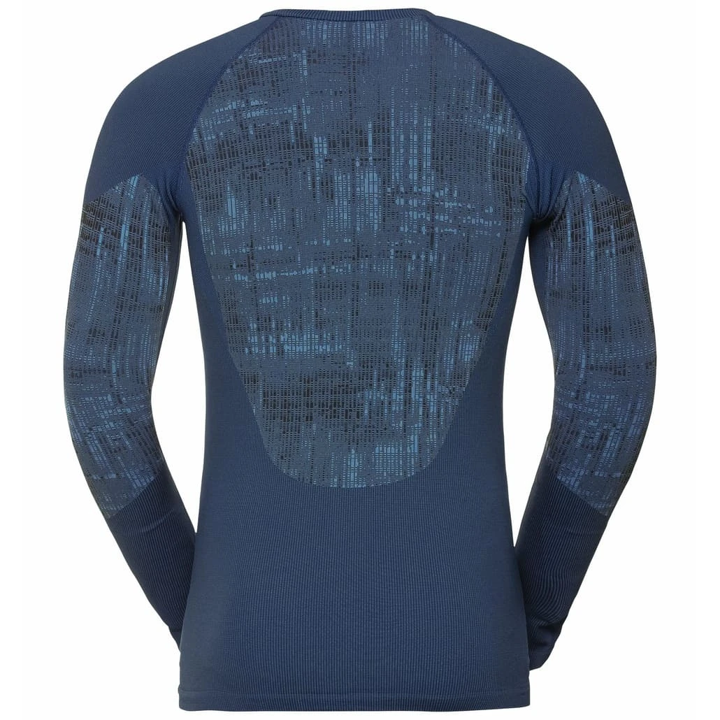 Odlo M BL TOP Crew Neck L/s BLACKCOMB 7 Odlo M BL TOP Crew Neck L/s BLACKCOMB - Afbeelding 5