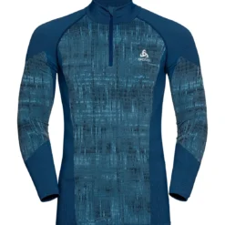 Odlo M BL TOP Turtle Neck L/s Half Zip BLACKCOM