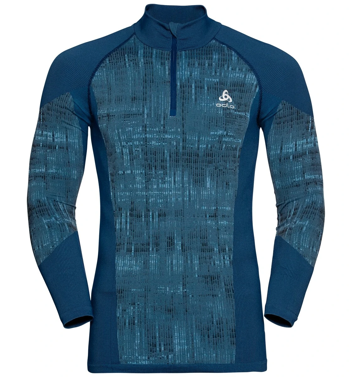 Odlo M BL TOP Turtle Neck L/s Half Zip BLACKCOM 3 Odlo M BL TOP Turtle Neck L/s Half Zip BLACKCOM