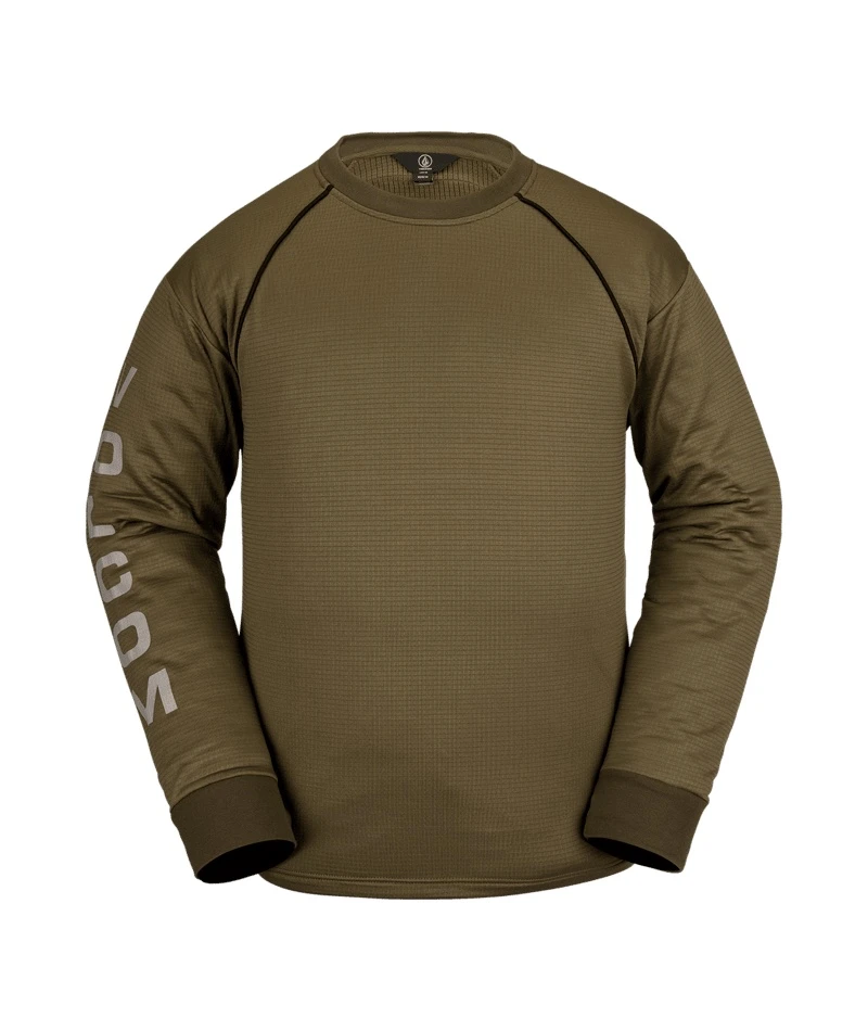 Volcom M Waffle Backed Crew Fleece 3 Volcom M Waffle Backed Crew Fleece