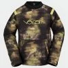 Volcom Mens All I Got Pullover Crew 2023 -winter gloves shop Volcom Mens All I Got Pullover Crew 2023 camo 1